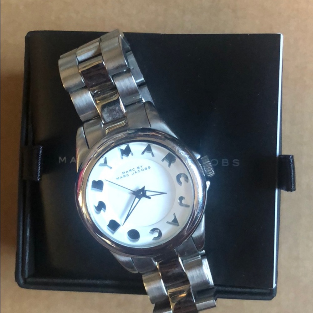 Used Marc by Marc Jacobs watch - white bezel